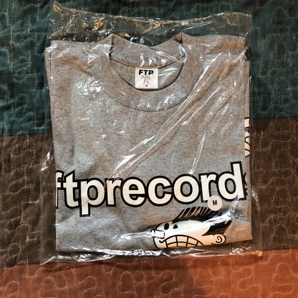 FTP DISC JOCKEY TEE HEATHER GRAY - Picture 2 of 3